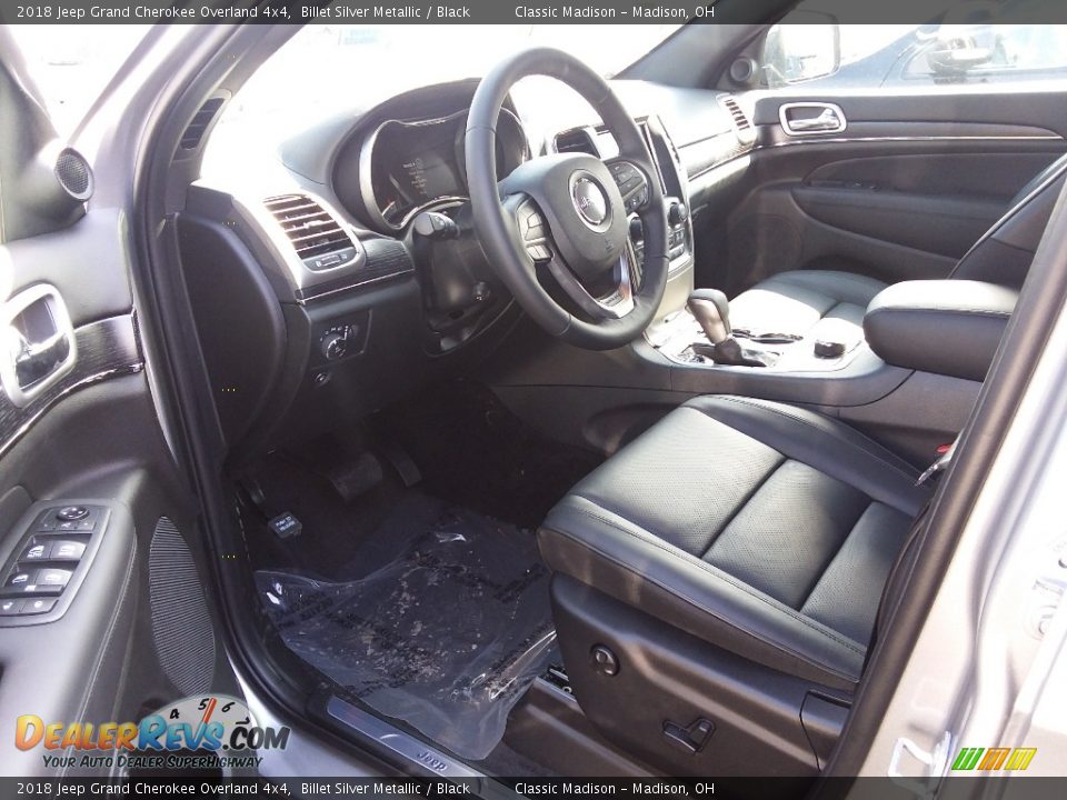 2018 Jeep Grand Cherokee Overland 4x4 Billet Silver Metallic / Black Photo #4