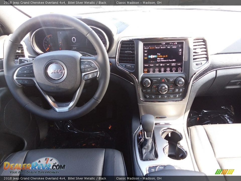 2018 Jeep Grand Cherokee Overland 4x4 Billet Silver Metallic / Black Photo #5