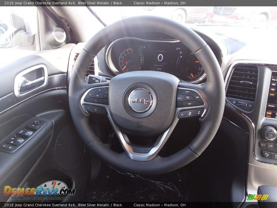 2018 Jeep Grand Cherokee Overland 4x4 Billet Silver Metallic / Black Photo #8