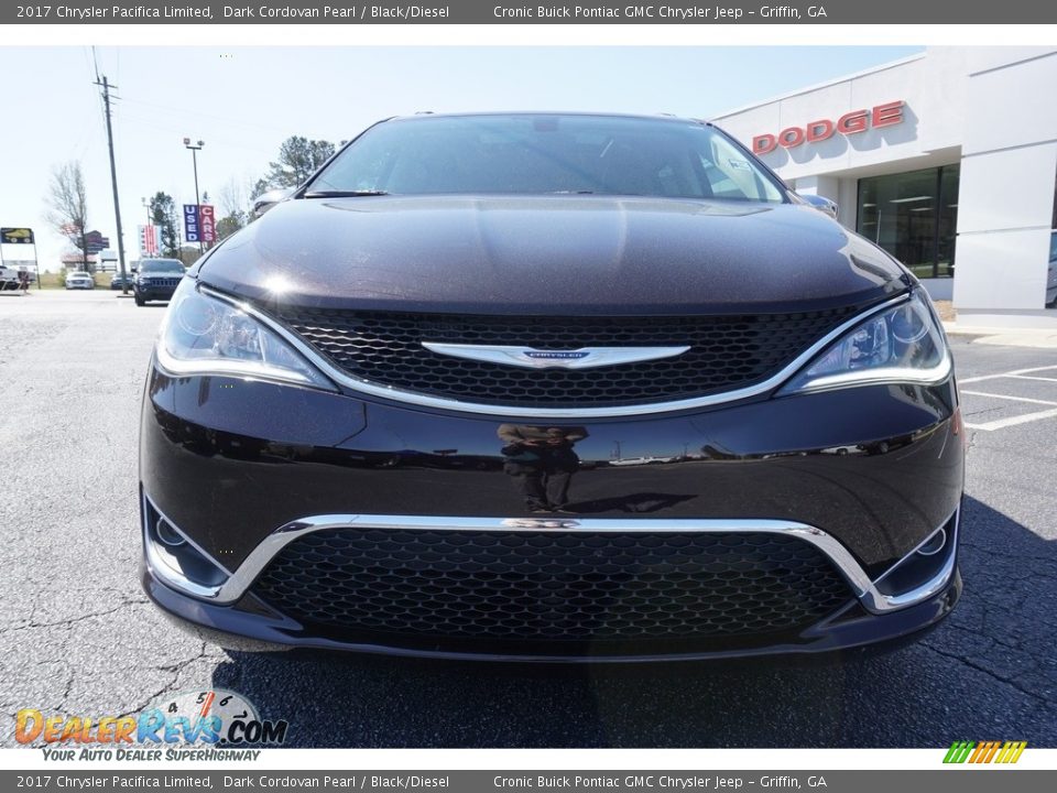 2017 Chrysler Pacifica Limited Dark Cordovan Pearl / Black/Diesel Photo #2