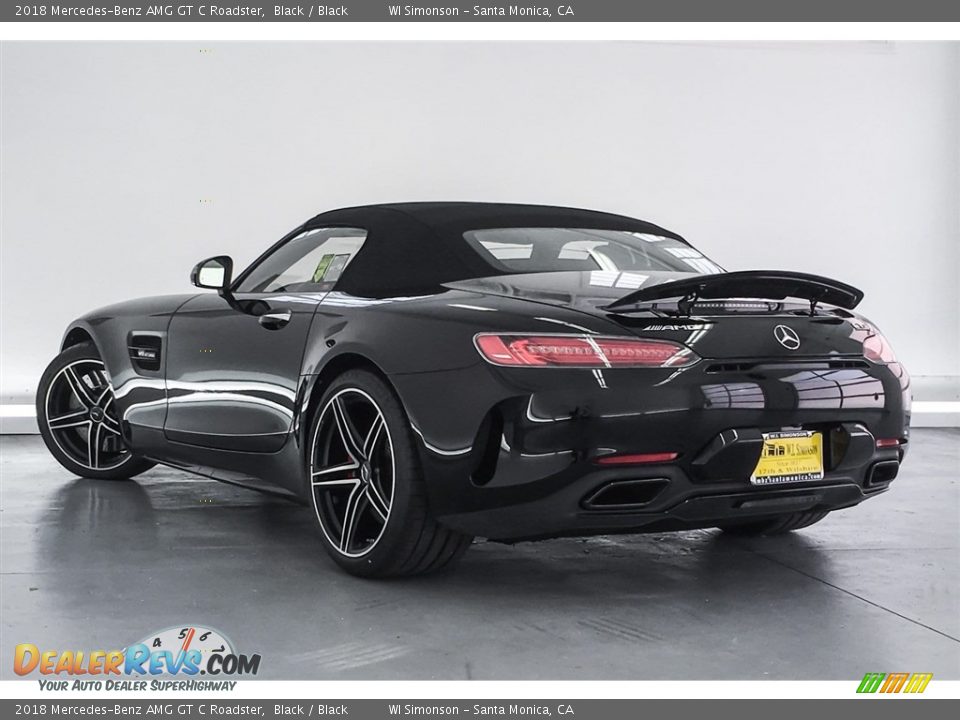 2018 Mercedes-Benz AMG GT C Roadster Black / Black Photo #10