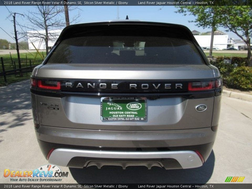 2018 Land Rover Range Rover Velar R Dynamic SE Silicon Silver Metallic / Ebony Photo #8