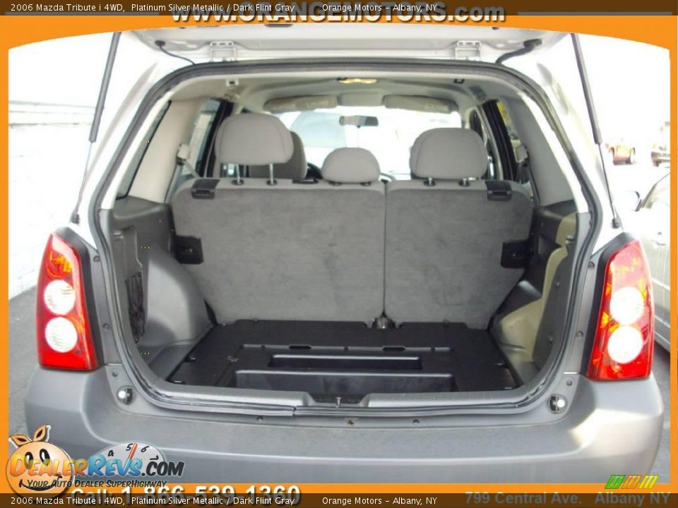 2006 Mazda Tribute i 4WD Platinum Silver Metallic / Dark Flint Gray Photo #15