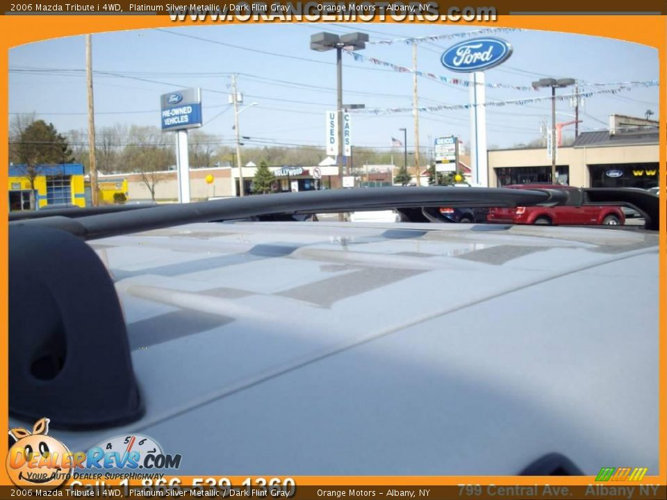2006 Mazda Tribute i 4WD Platinum Silver Metallic / Dark Flint Gray Photo #17