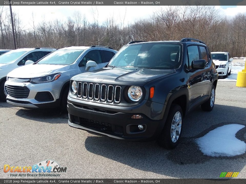 2018 Jeep Renegade Latitude 4x4 Granite Crystal Metallic / Black Photo #1