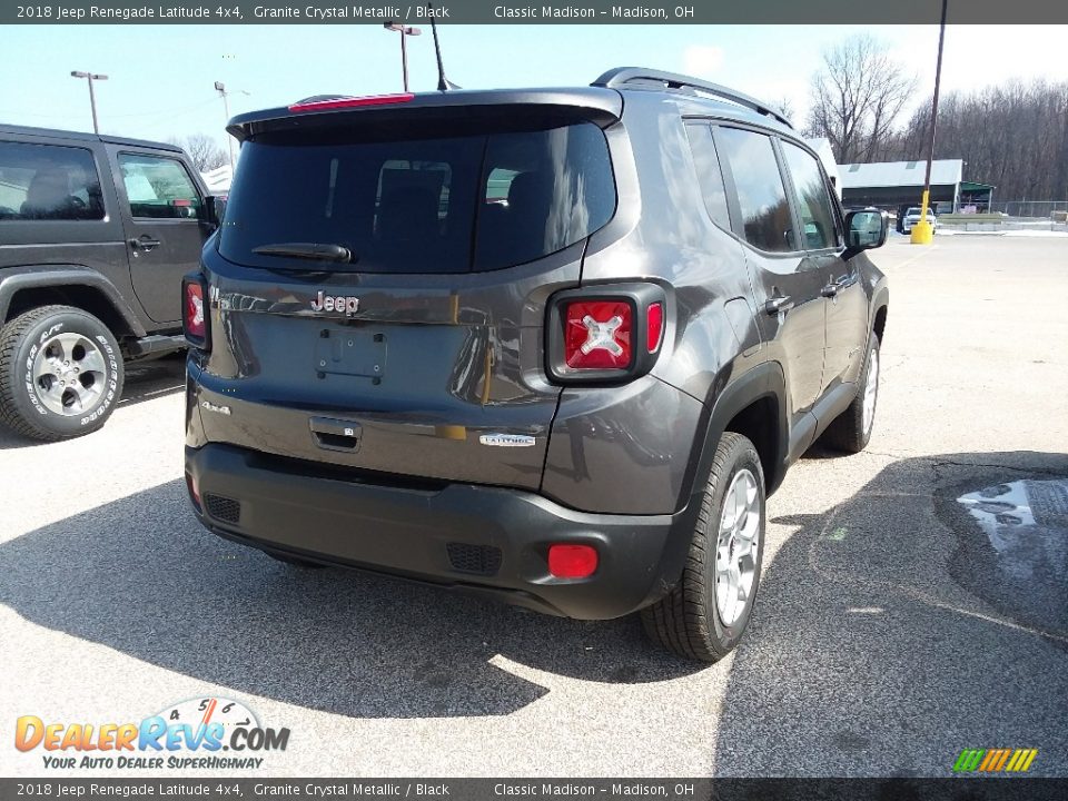 2018 Jeep Renegade Latitude 4x4 Granite Crystal Metallic / Black Photo #3
