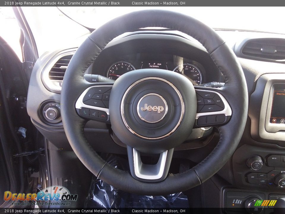 2018 Jeep Renegade Latitude 4x4 Granite Crystal Metallic / Black Photo #7