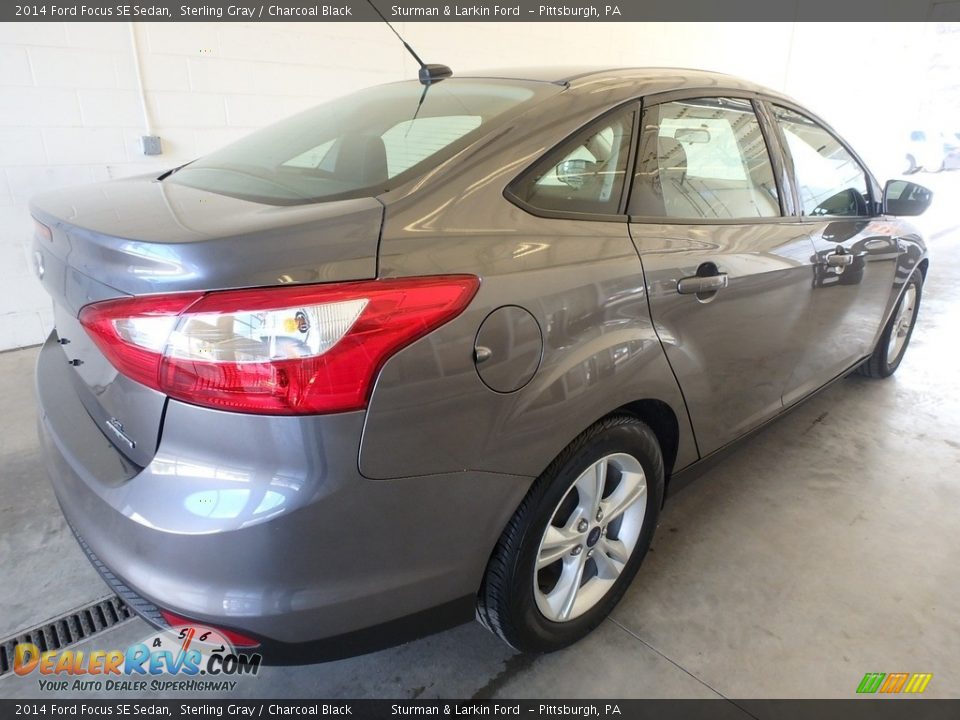 2014 Ford Focus SE Sedan Sterling Gray / Charcoal Black Photo #2