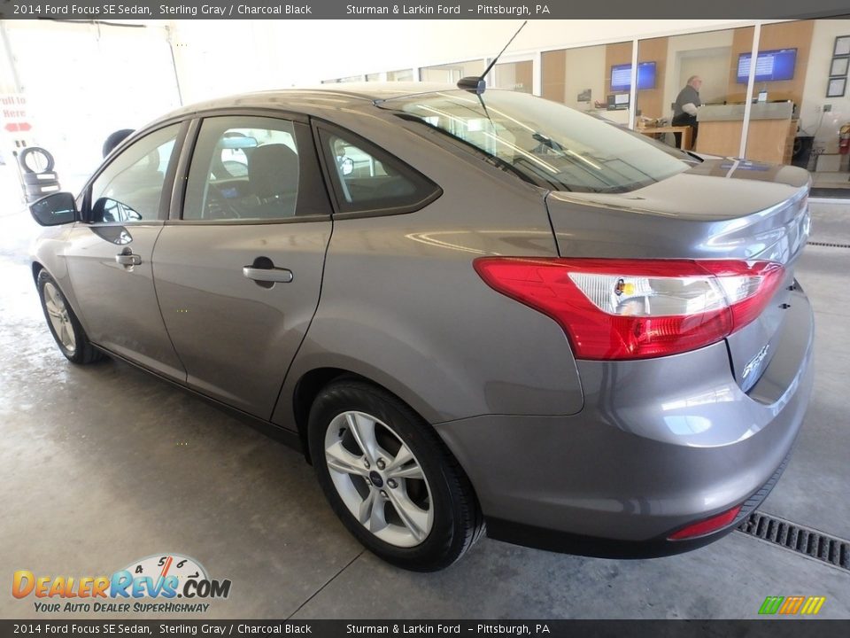 2014 Ford Focus SE Sedan Sterling Gray / Charcoal Black Photo #4