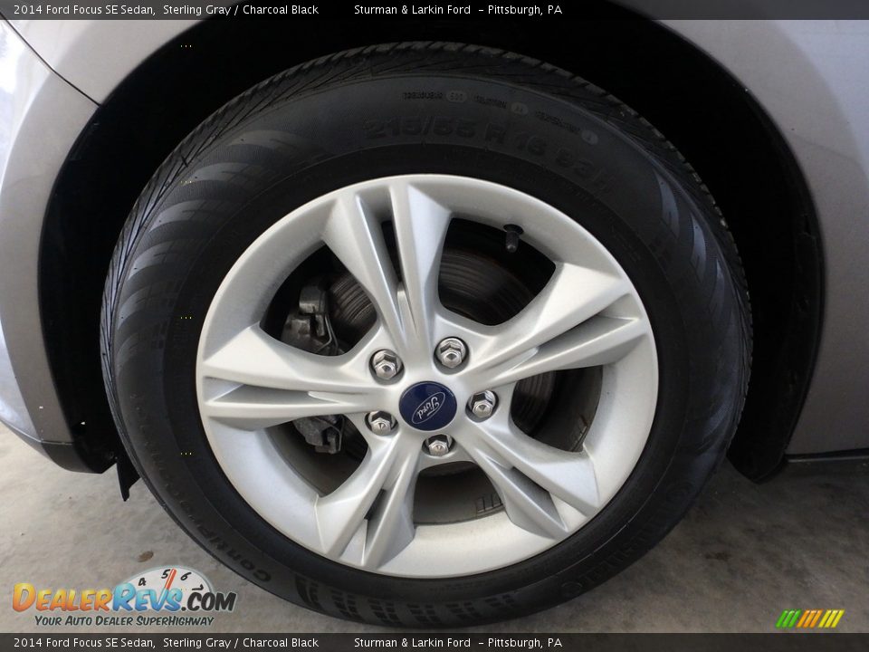 2014 Ford Focus SE Sedan Sterling Gray / Charcoal Black Photo #6