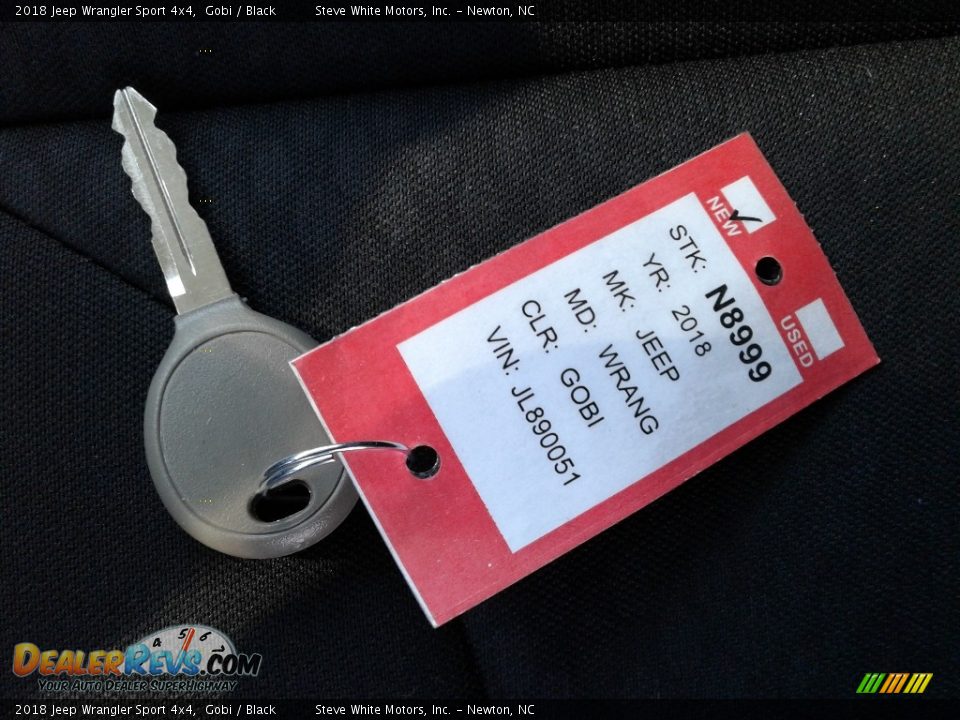2018 Jeep Wrangler Sport 4x4 Gobi / Black Photo #29