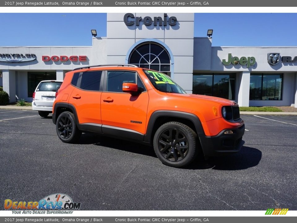 2017 Jeep Renegade Latitude Omaha Orange / Black Photo #1
