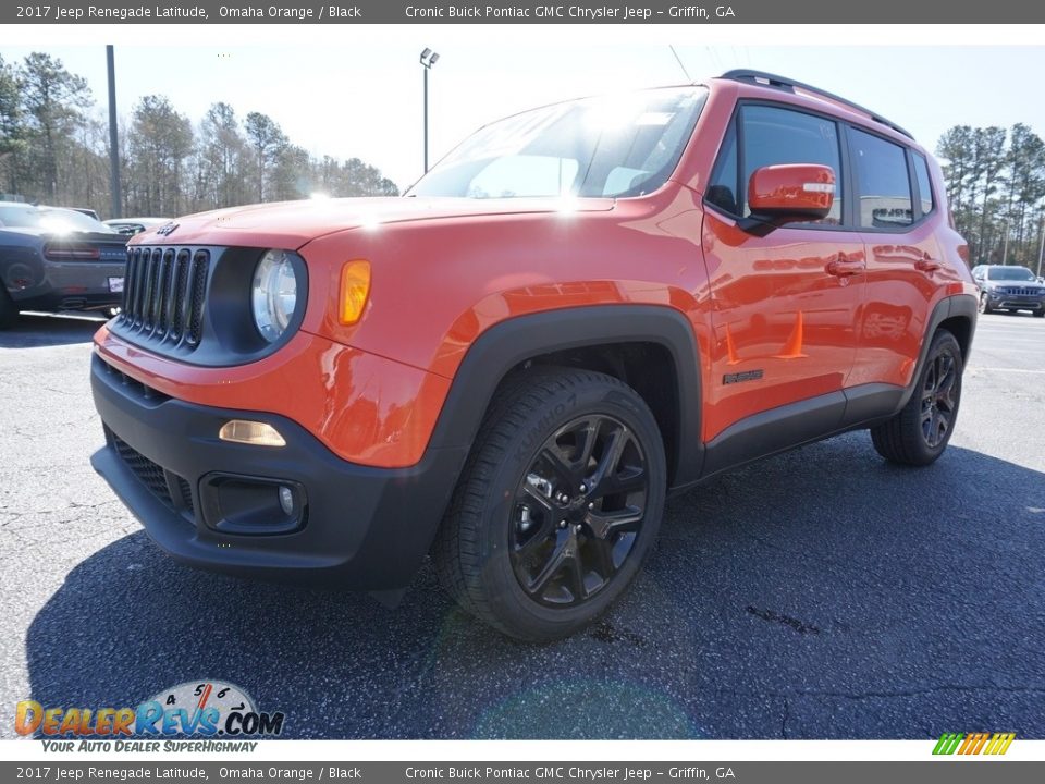 2017 Jeep Renegade Latitude Omaha Orange / Black Photo #3