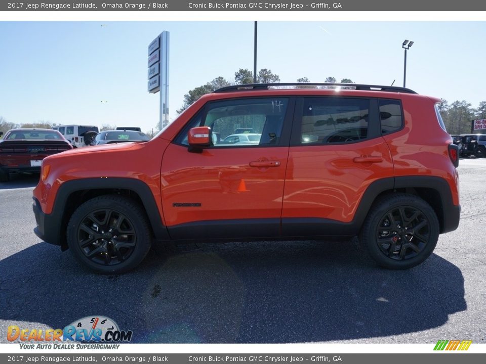 2017 Jeep Renegade Latitude Omaha Orange / Black Photo #4