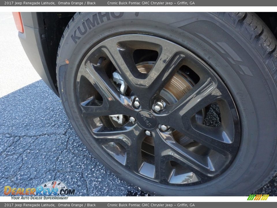 2017 Jeep Renegade Latitude Omaha Orange / Black Photo #9