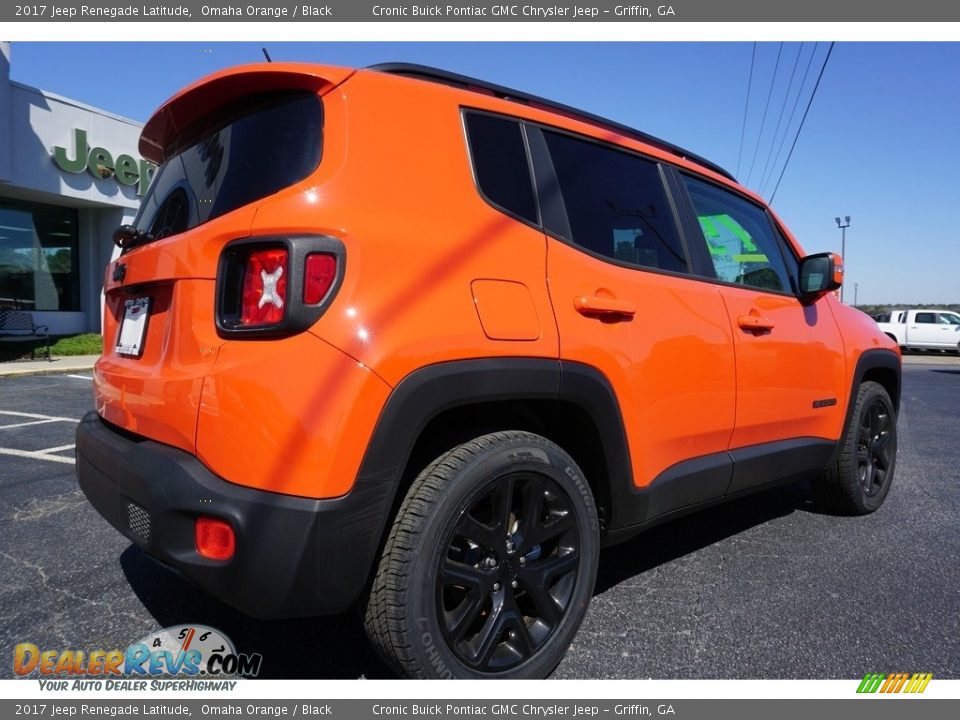 2017 Jeep Renegade Latitude Omaha Orange / Black Photo #12