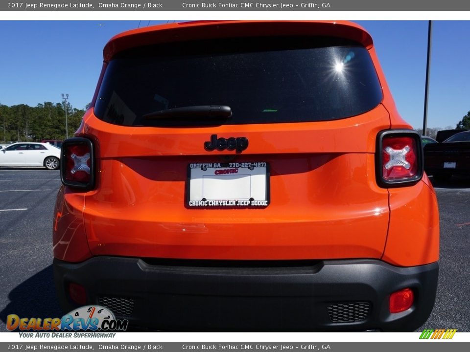 2017 Jeep Renegade Latitude Omaha Orange / Black Photo #13