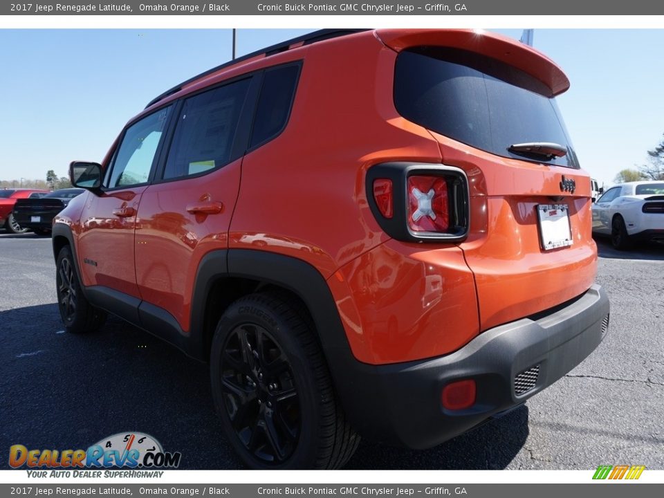 2017 Jeep Renegade Latitude Omaha Orange / Black Photo #14