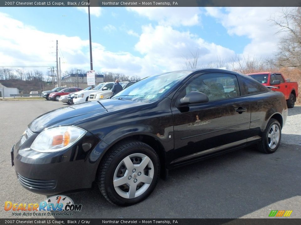 2007 Chevrolet Cobalt LS Coupe Black / Gray Photo #1