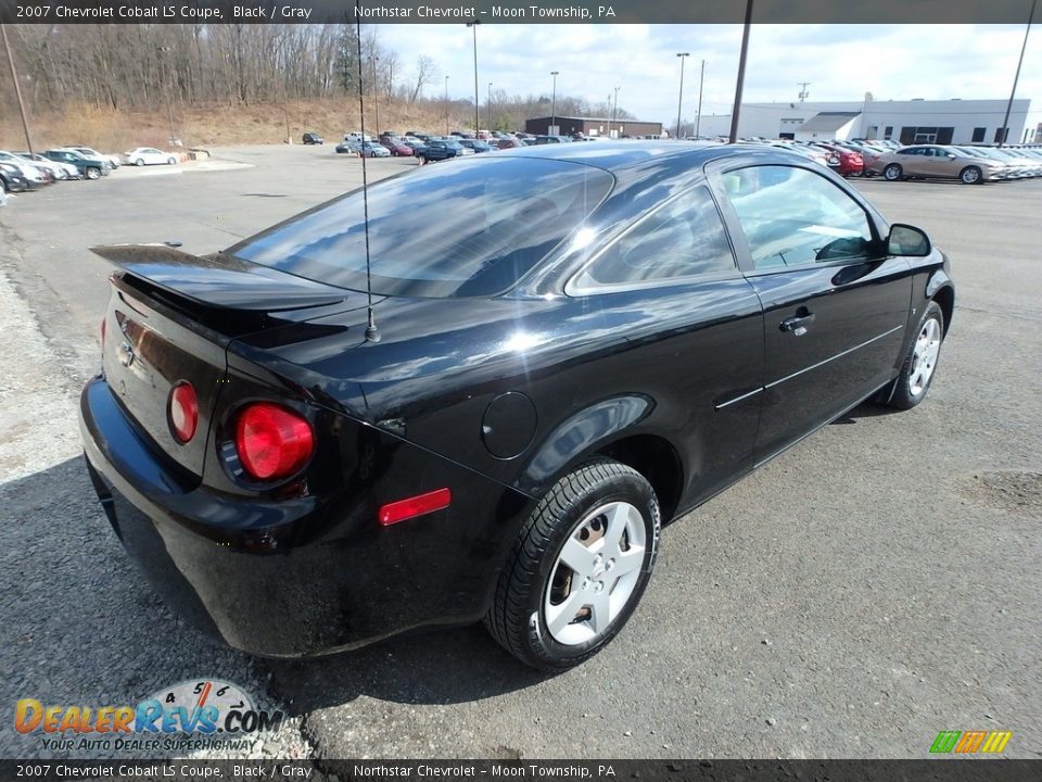 2007 Chevrolet Cobalt LS Coupe Black / Gray Photo #4