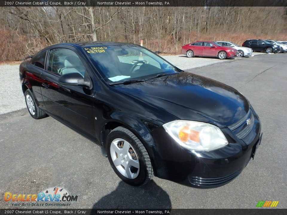 2007 Chevrolet Cobalt LS Coupe Black / Gray Photo #5