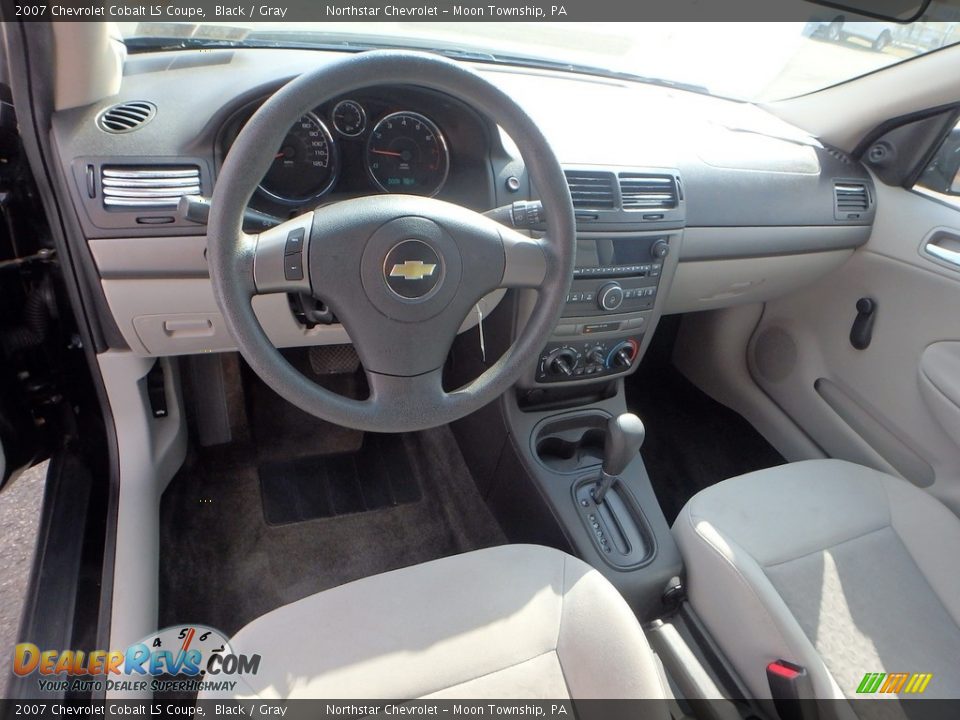 2007 Chevrolet Cobalt LS Coupe Black / Gray Photo #10