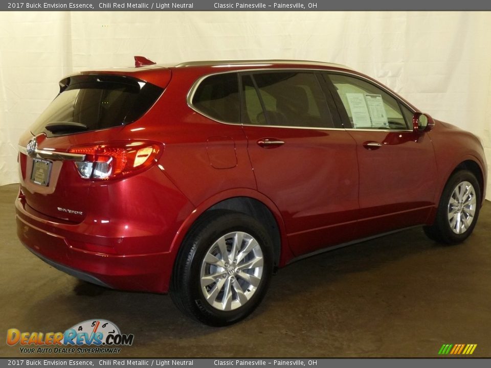 2017 Buick Envision Essence Chili Red Metallic / Light Neutral Photo #2