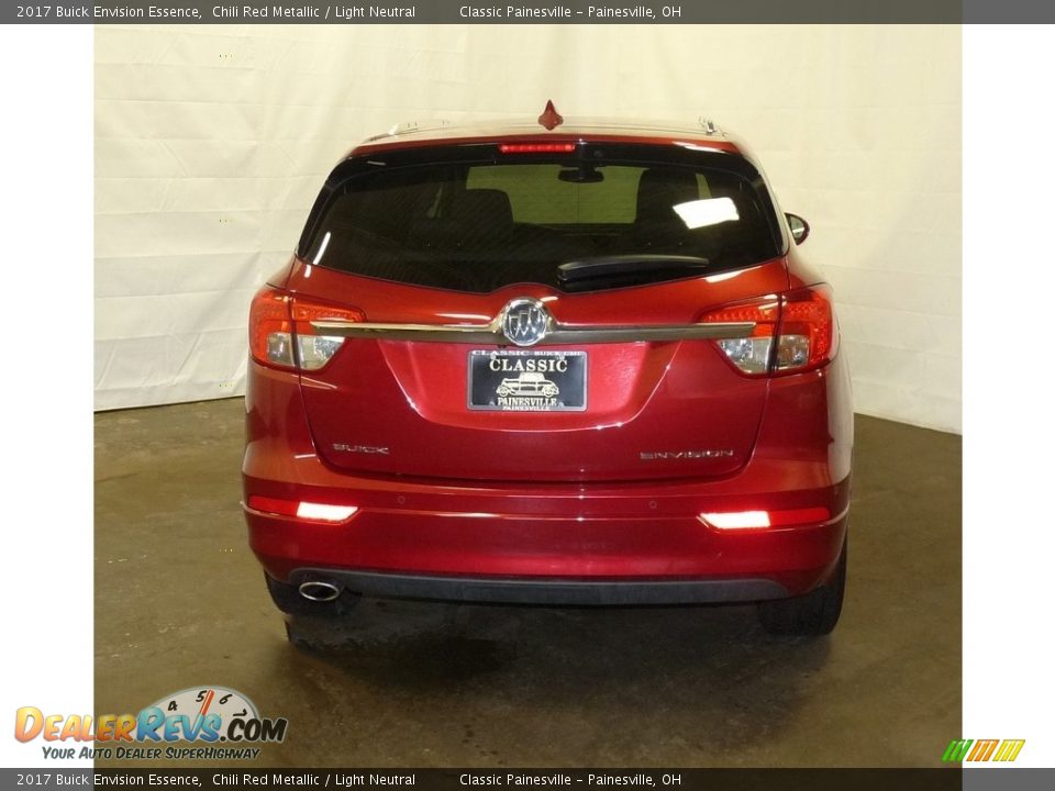 2017 Buick Envision Essence Chili Red Metallic / Light Neutral Photo #3