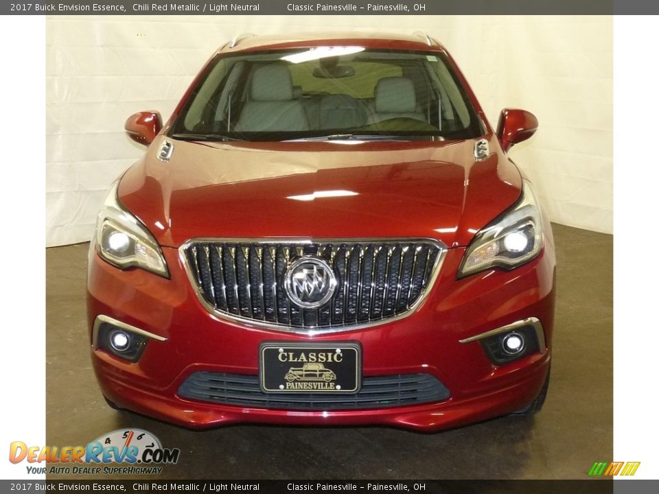 2017 Buick Envision Essence Chili Red Metallic / Light Neutral Photo #4