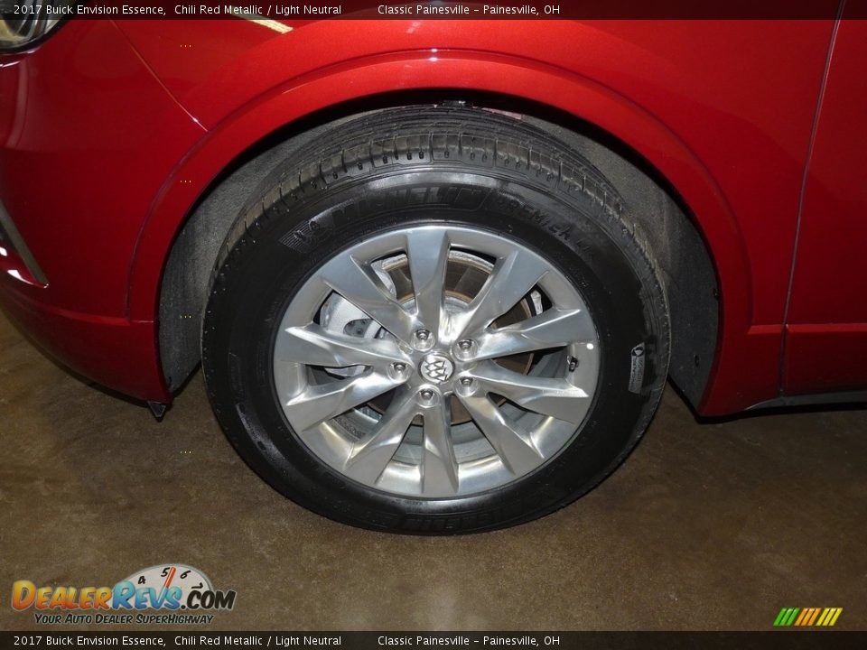 2017 Buick Envision Essence Chili Red Metallic / Light Neutral Photo #5