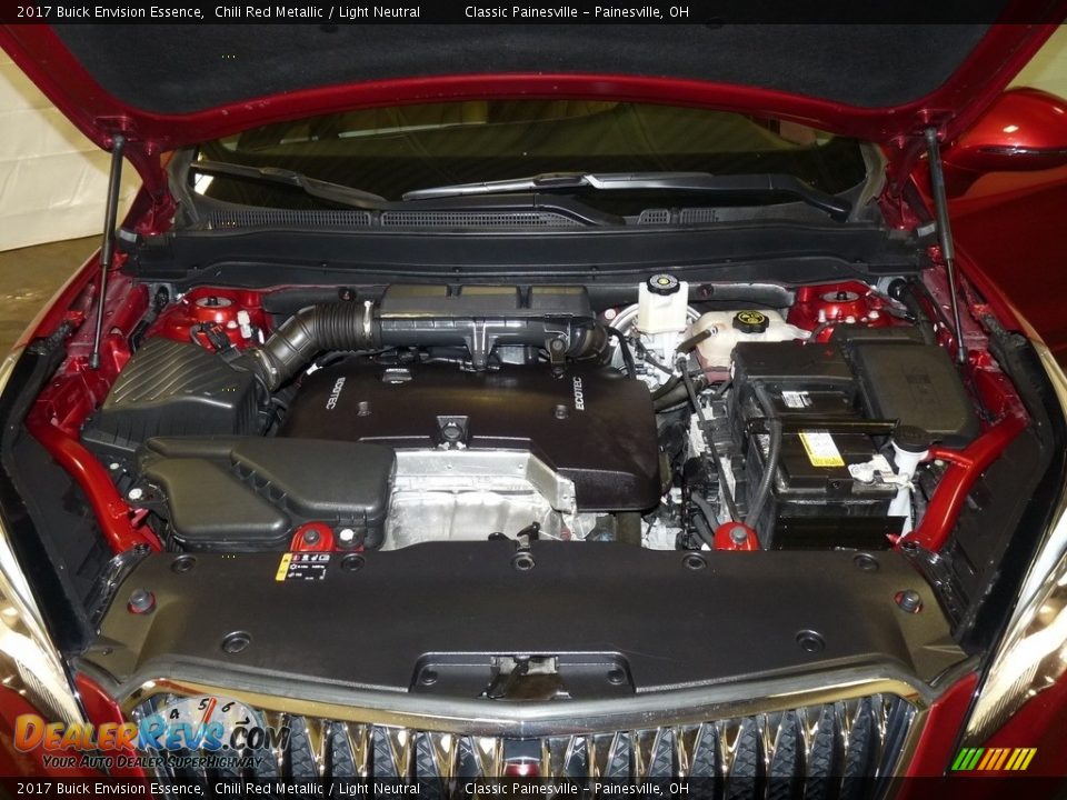 2017 Buick Envision Essence Chili Red Metallic / Light Neutral Photo #6