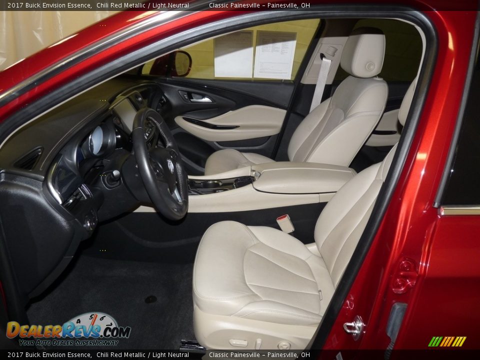 2017 Buick Envision Essence Chili Red Metallic / Light Neutral Photo #7