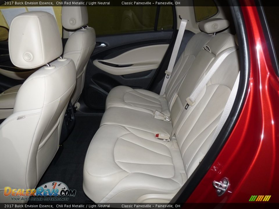 2017 Buick Envision Essence Chili Red Metallic / Light Neutral Photo #8