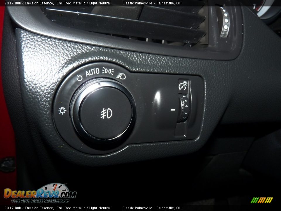 2017 Buick Envision Essence Chili Red Metallic / Light Neutral Photo #11