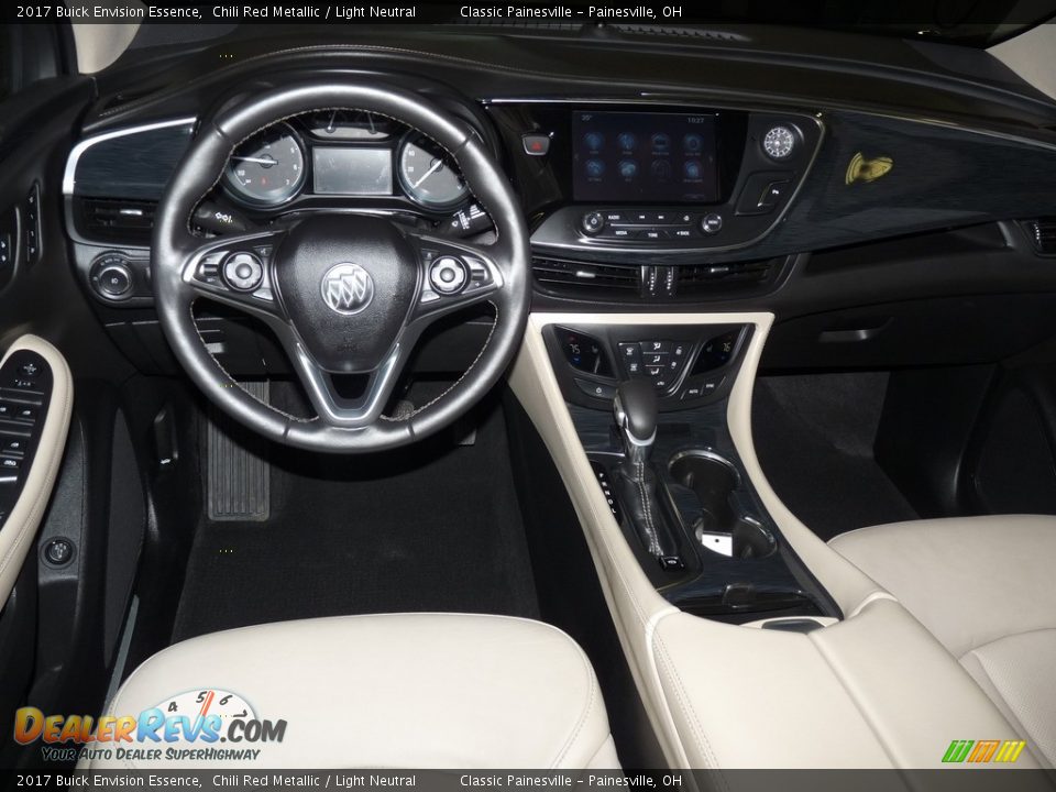 2017 Buick Envision Essence Chili Red Metallic / Light Neutral Photo #12