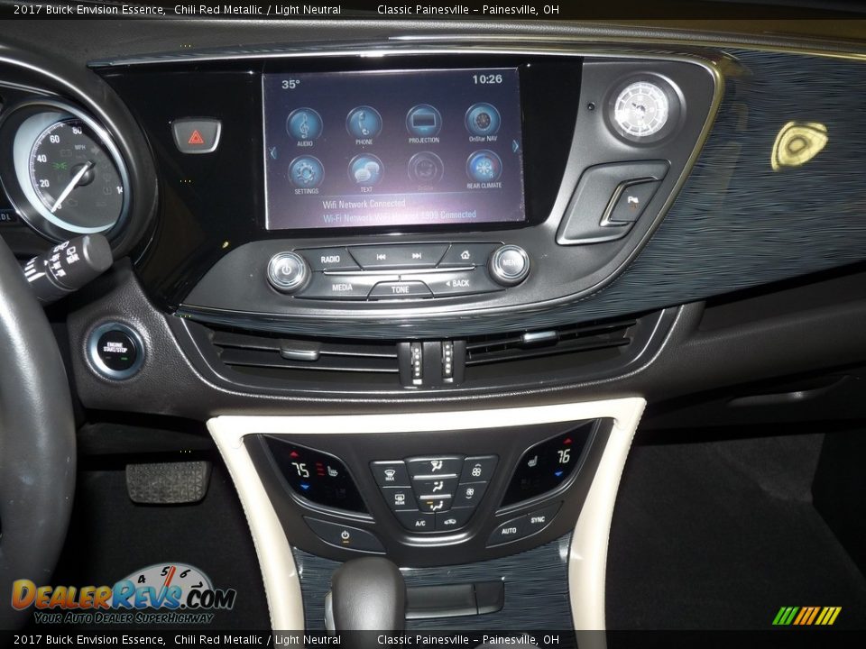 2017 Buick Envision Essence Chili Red Metallic / Light Neutral Photo #13