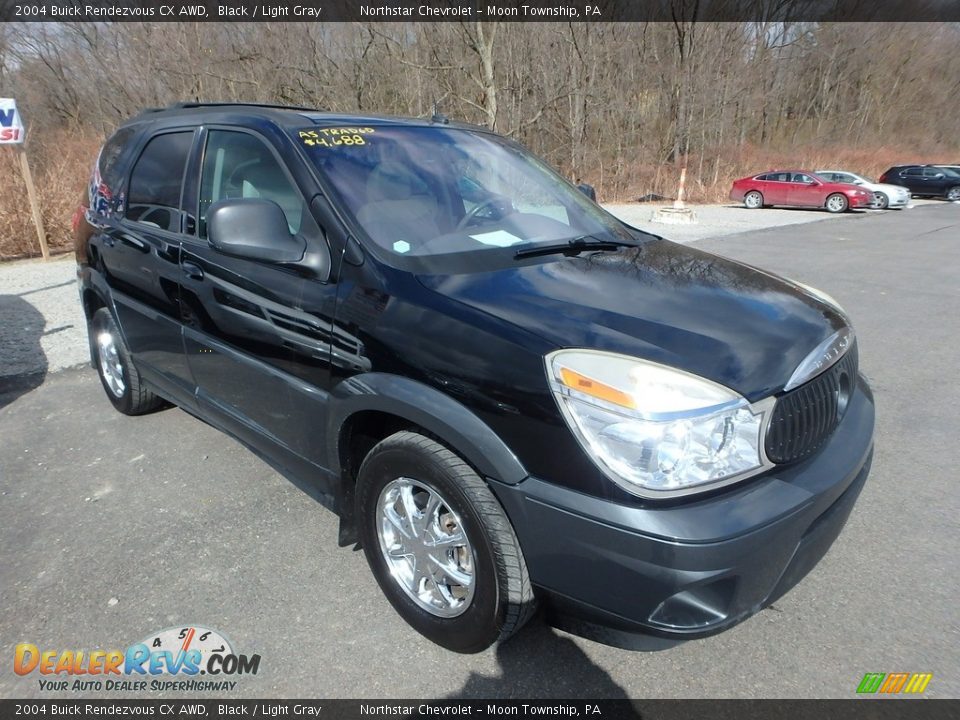 2004 Buick Rendezvous CX AWD Black / Light Gray Photo #5