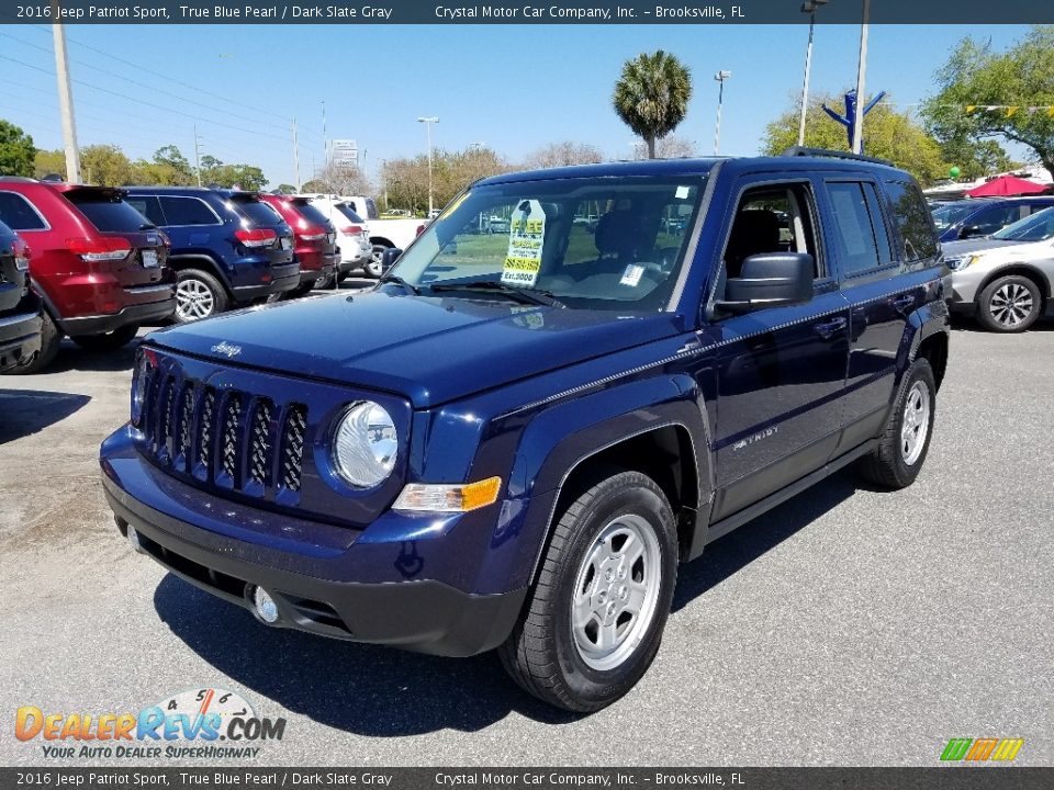2016 Jeep Patriot Sport True Blue Pearl / Dark Slate Gray Photo #1