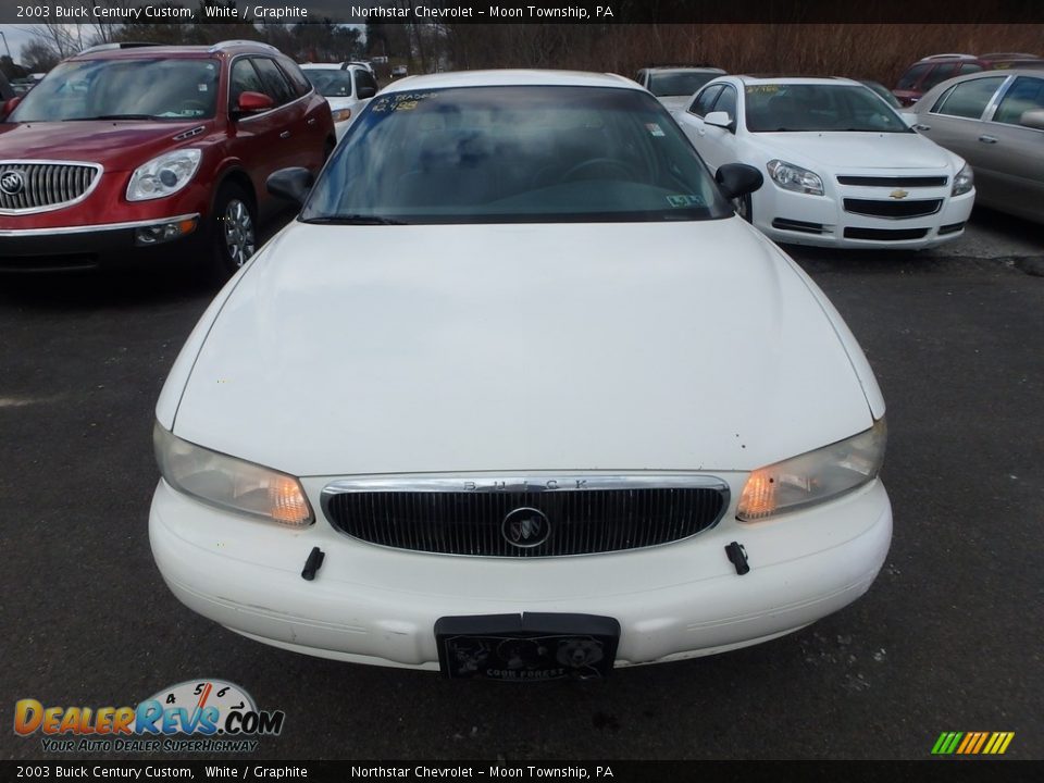 2003 Buick Century Custom White / Graphite Photo #6