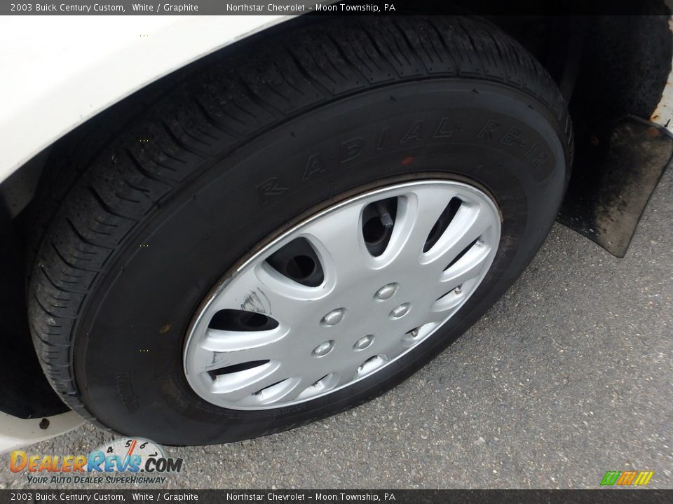 2003 Buick Century Custom White / Graphite Photo #7