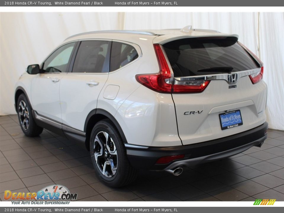 2018 Honda CR-V Touring White Diamond Pearl / Black Photo #7