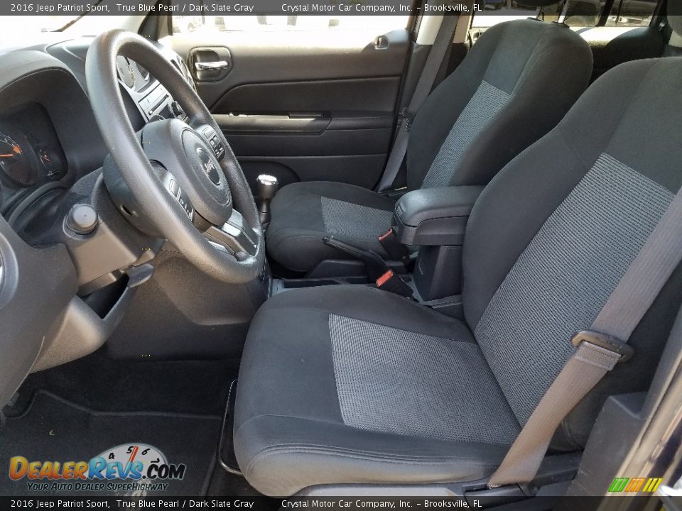 2016 Jeep Patriot Sport True Blue Pearl / Dark Slate Gray Photo #9