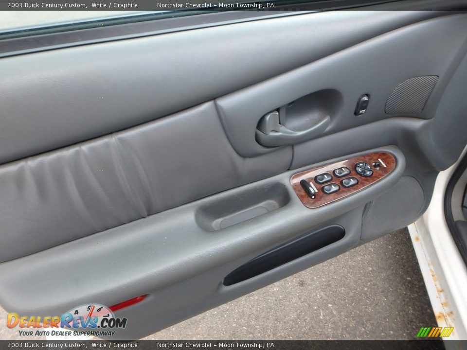 2003 Buick Century Custom White / Graphite Photo #11