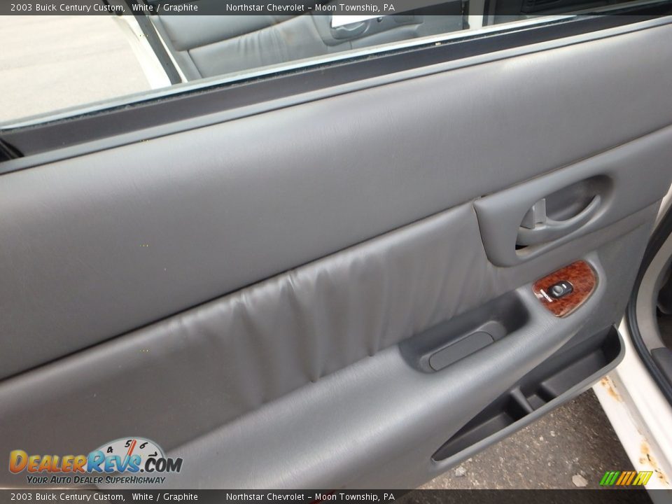 2003 Buick Century Custom White / Graphite Photo #12