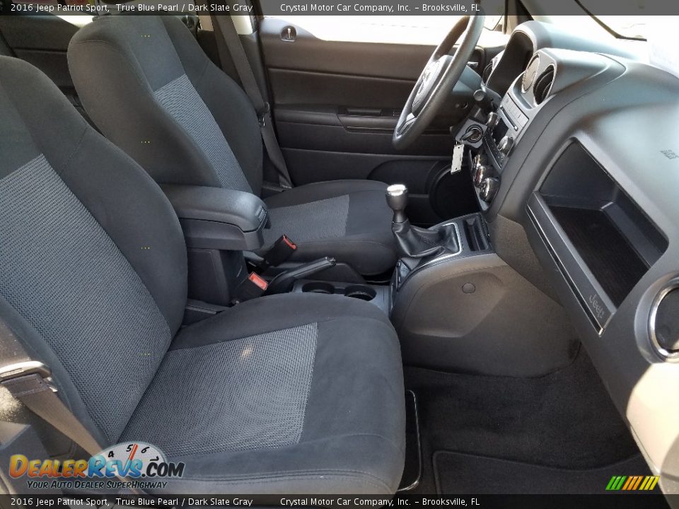 2016 Jeep Patriot Sport True Blue Pearl / Dark Slate Gray Photo #12