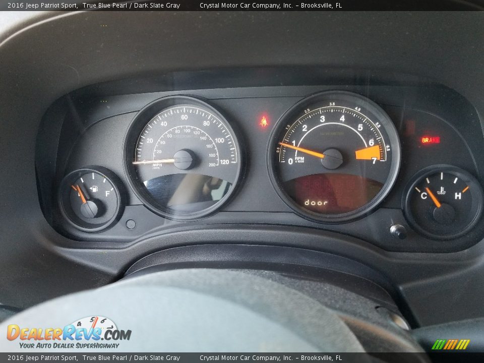 2016 Jeep Patriot Sport True Blue Pearl / Dark Slate Gray Photo #14