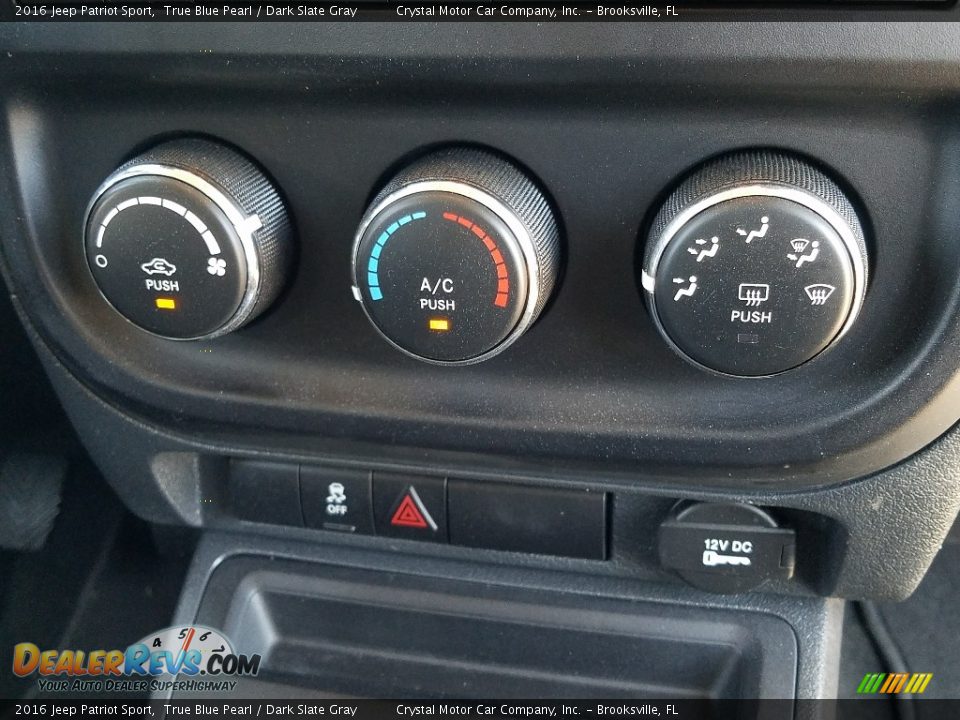 2016 Jeep Patriot Sport True Blue Pearl / Dark Slate Gray Photo #16