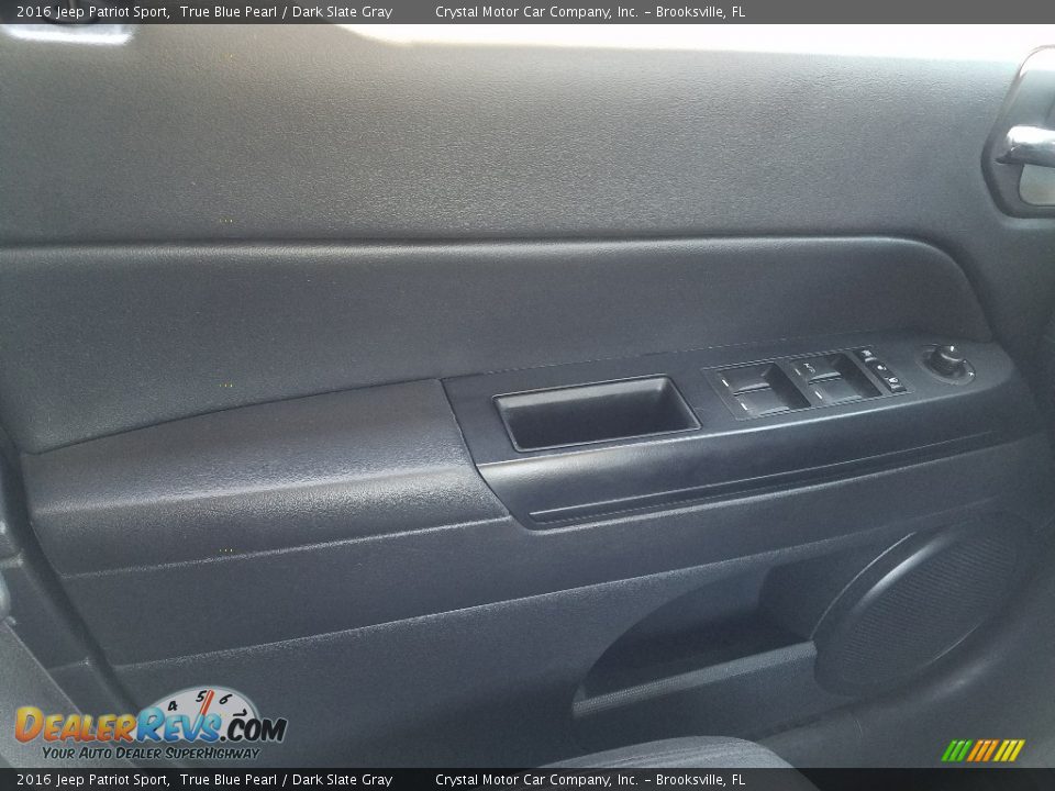 2016 Jeep Patriot Sport True Blue Pearl / Dark Slate Gray Photo #17