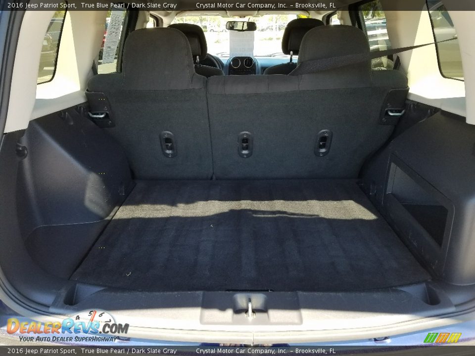 2016 Jeep Patriot Sport True Blue Pearl / Dark Slate Gray Photo #19
