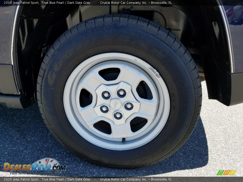2016 Jeep Patriot Sport True Blue Pearl / Dark Slate Gray Photo #20